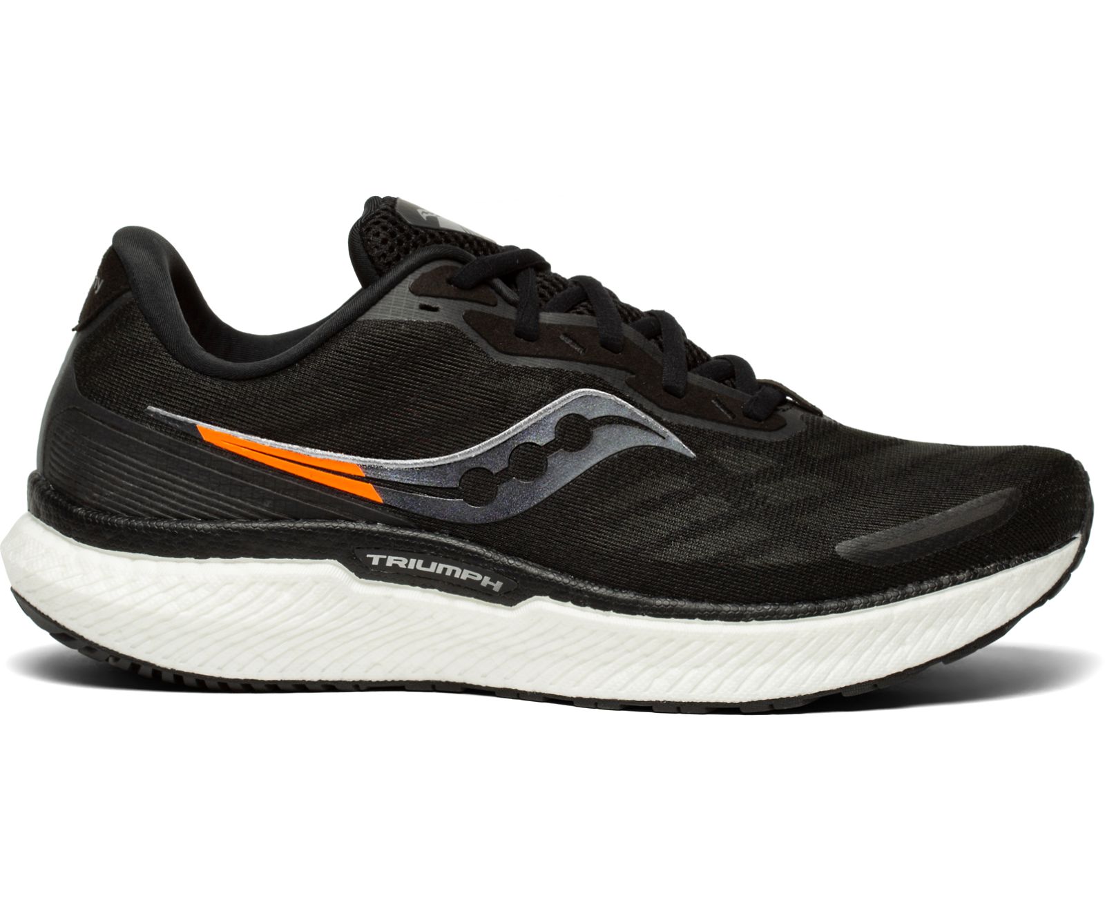 Saucony Triumph 19 Men\'s Running Shoes Black / White | AU 565LISH